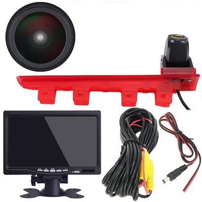 7" LCD Monitor + Super HD Brake Light For VW Caravelle Diesel Petrol Chassis Cab AWD MK V 7FD 7FE 7FL 7FY/VW Multivan T5 T6 Diesel Petrol AWD MK V 7EF 7EM 7EN 7HF 7HF 7HM 7HN