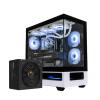 RAIDMAX H200 ATX Gaming Case Bundle, 5X ARGB Fans, Patented Air Tunnel Design, Includes RX-850AEM 850W ATX 3.1 PCIe Gen 5 Fully Modular 80+ Gold Power Supply, Supports 400mm GPU(CASE+850W) view 1