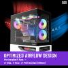 RAIDMAX H200 ATX Gaming Case Bundle, 5X ARGB Fans, Patented Air Tunnel Design, Includes RX-850AEM 850W ATX 3.1 PCIe Gen 5 Fully Modular 80+ Gold Power Supply, Supports 400mm GPU(CASE+850W) view 2