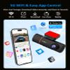 3 Channel Dash Cam Front and Rear Inside, 4K+720P+720P Dashcam, 5GHz WiFi GPS Dash Camera for Cars with 64GB Card, 24H Parking Monitor, Super Night Vision, Loop Recording, G-Sensor, WDR for Car Camera view 4