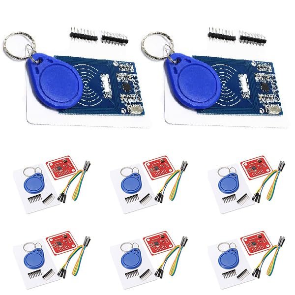 3-Pack PN532 NFC Module Kit and 6-Piece RC522 RFID Sensor Bundle with Cards for Arduino and Raspberry Pi