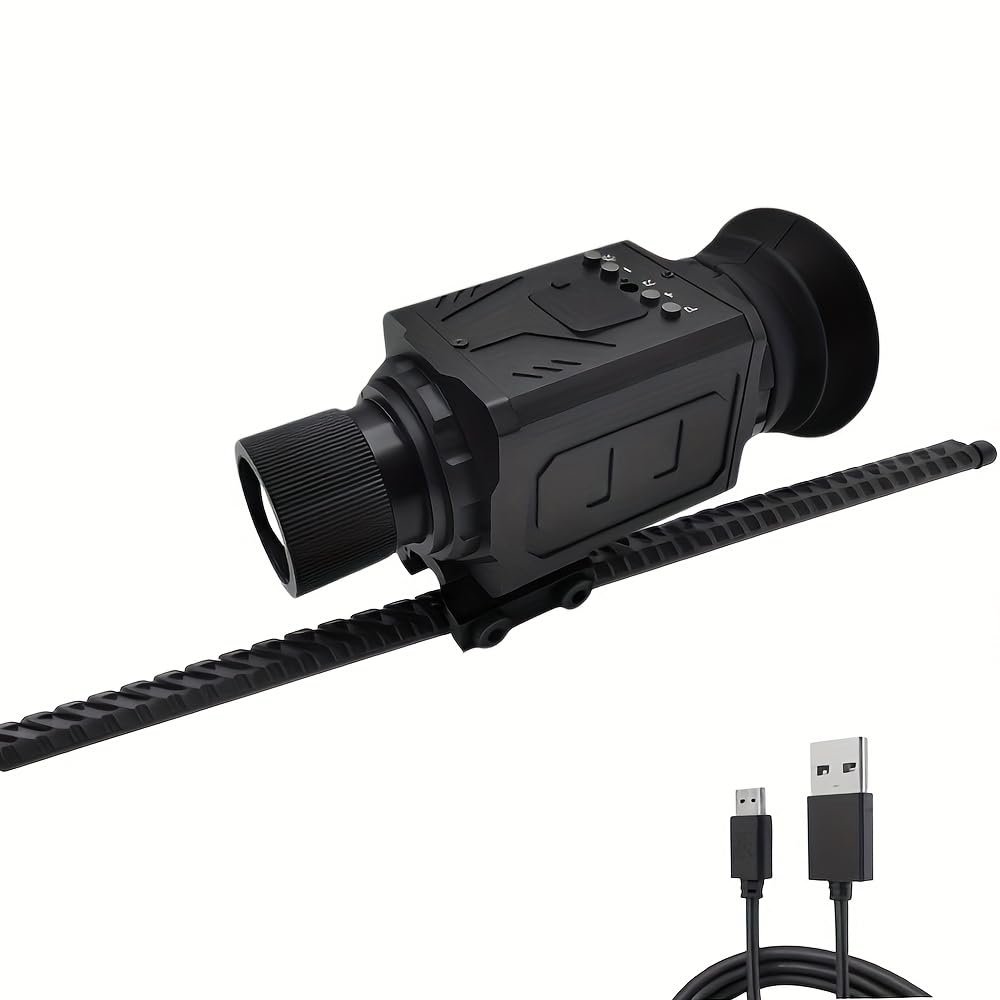 1x 850nm Infrared Night Vision Scope, 4K HD Day & Night Vision Monocular with Camera, 7X Optical & 4X Digital Zoom, 25mm Lens, 300m IR Illuminator, for Hunting & Wildlife Observation