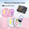 aMagisn for Insta360 Go Ultra Color Silicone Case Shockproof Protective Sports Camera Full-Body Aciton Camera Accessory (Pink) view 2