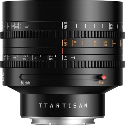 TTArtisan 50mm T2.1 Dual Bokeh Cine Lens, MF Full Frame Large Aperture Mirrorless Cameras Lens (E Mount)