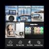 Fabater Digital Camera, 4K 75MP WiFi Mirrorless Camera with 3 Inch Flip Screen and 18X Zoom, Compact Travel Cameras for Travel Landscape Portrait Photography and Vlogging (Black) view 4