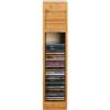 Bamboo CD/DVD Storage Rack,DVD Display Storage Box,Holds up to 40 CD Cases,Applicable CD Size 14 * 1.2 * 12.5cm,No Assembly Required,for Home Office view 1