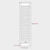 Bamboo CD/DVD Storage Rack,DVD Display Storage Box,Holds up to 40 CD Cases,Applicable CD Size 14 * 1.2 * 12.5cm,No Assembly Required,for Home Office view 2