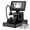 Diamond Inspection Microscope - 4.3'' LCD Digital Viewer, 50-1000X Magnification, LED Illumination, Adjustable Focus 10-40mm, Perfect for Gemstone and Jewelry Evaluation view 1