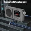 Sanpyl AM FM Video Radio with Bluetooth 5.4 Speaker, Rechargeable Radio Support MP3 MP4 Player, with 3.5mm Earphone Jack view 3