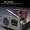 Sanpyl AM FM Video Radio with Bluetooth 5.4 Speaker, Rechargeable Radio Support MP3 MP4 Player, with 3.5mm Earphone Jack view 4