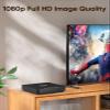 Blu Ray Player 1080P Blu-ray Disc Player for Home Cinema, Dolby Audio/DTS, Plays All DVDs and Region A 1 Blu Rays, Supports 128GB USB Stick, with HDMI and AV Output Connection Cable, NTSC US Standard view 3