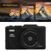 Fabater 4K Digital Camera for Photography, 64MP WiFi Mirrorless Camera with 3 Inch Flip Screen, 18X Digital Zoom, Autofocus, Vlogging for Beginners, Compact Travel (Black) view 4