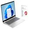 HP OmniBook 5 Flip 2-in-1 14" FHD+ Touch Screen Laptop |Intel Core 7 150U|Intel Graphics| Copilot |Backlit| Silver | 16GB RAM DDR5 | 512GB SSD |Windows 11 Pro |Bundle with Office 2021 view 1
