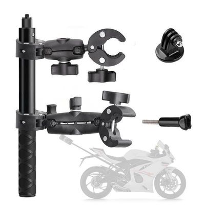 NKCKCX Motorcycle Bike Clamp Mount and Selfie Stick for Yamaha MT-03 20202024, Clamp Camera Mount with 360 Ballhead for Bike/Bicycle/Motorcycle Handlebar Pole