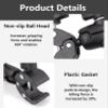 NKCKCX Motorcycle Bike Clamp Mount and Selfie Stick for Yamaha MT-03 20202024, Clamp Camera Mount with 360 Ballhead for Bike/Bicycle/Motorcycle Handlebar Pole view 2