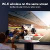 Zopsc 1080P Mini Projector with WiFi, Portable Movie Projector with 360 Deg Rotation 150ANSI Auto Correction, for TV Stick Laptop PC (EU Plug) view 4