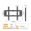 26-63inch TV Wall Mount Bracket Universal TV Mount Monitor Holder Adjustable Low Profile Flat TV Wall Mount for LCD LED Monitor view 2