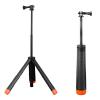 Compatible for Action Camera, Orange Floating Selfie Stick Tripod, Extendable ABS Handle for Water Use view 2