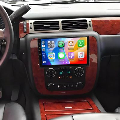10.1 Inch Android 14 Car Radio Stereo Upgrade for Chevy Tahoe Suburban 2007-2014 Radio Replacement Touch Screen GPS Navi Head Unit w/Wireless Carplay Android Auto Bluetooth WiFi Backup Camera