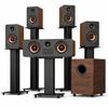 Hiwill-Audio Flagship 5.1.4 Hi-Fi Surround Sound System with Dolby Atmos, Center Speaker with 4 Surrounds, 25 Hz Subwoofer, 900W Home Theater Sound Bar for Smart TV, HiFi-Grade Crossover, Color: Wood view 1