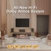 Hiwill-Audio Flagship 5.1.4 Hi-Fi Surround Sound System with Dolby Atmos, Center Speaker with 4 Surrounds, 25 Hz Subwoofer, 900W Home Theater Sound Bar for Smart TV, HiFi-Grade Crossover, Color: Wood view 2