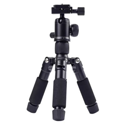 Compatible for Camera, Portable Tabletop Tripod with 360 Ball Head, Lightweight Mini Travel Stand(Black)