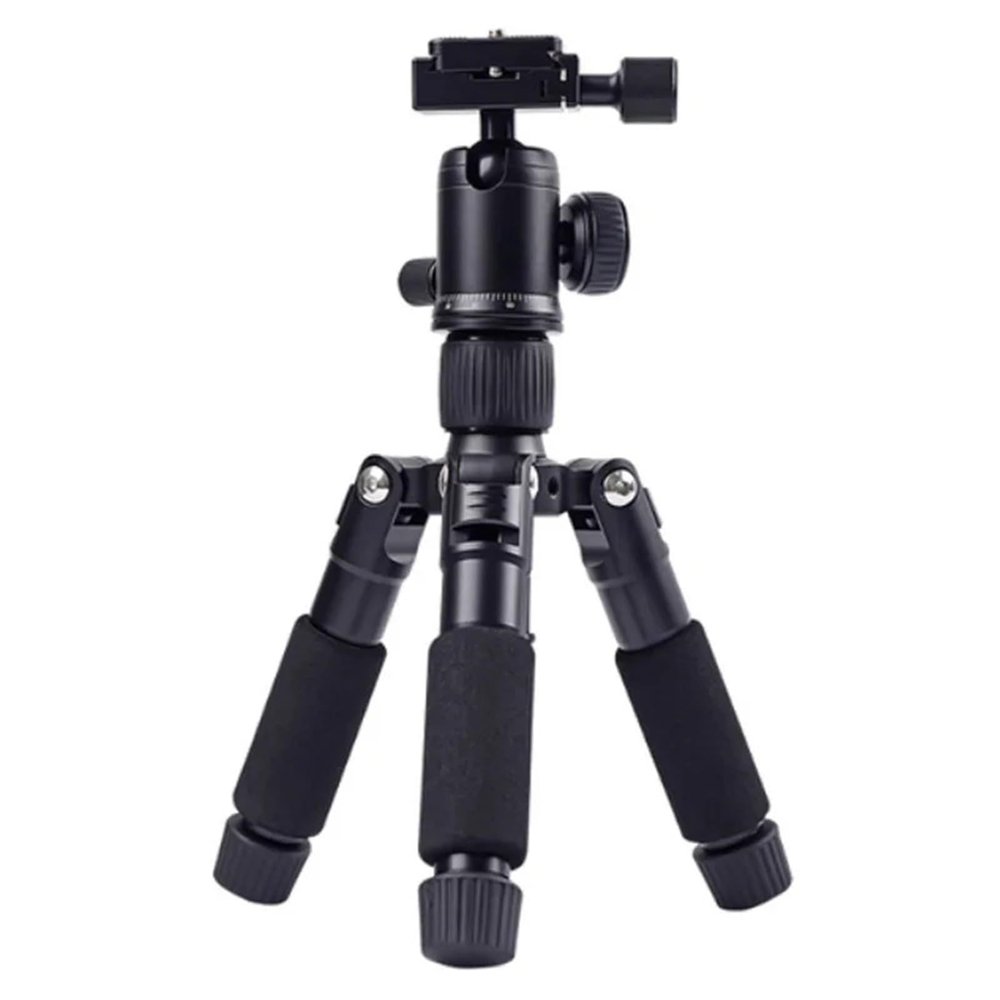 Compatible for Camera, Portable Tabletop Tripod with 360 Ball Head, Lightweight Mini Travel Stand(Black)