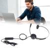 KunEchevyr Customer Service Headset, Call Center Headphone with Noise Cancelling, Adjustable Microphone Pole, Ergonomic Design for Office Telemarketing, USB Wired Headset for Business Profess view 3