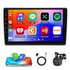 10.1 Inch Android 14 Car Radio Stereo Upgrade for 2007-2014 Chevy Silverado 1500 Radio Replacement Touch Screen GPS Navi Head Unit w/Wireless Carplay & Android Auto Double Din Bluetooth Backup Camera view 3