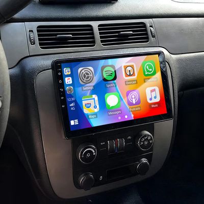 10.1 Inch Android 14 Car Radio Stereo Upgrade for Chevy Silverado 1500 2007-2014 Radio Replacement Touch Screen GPS Navi Head Unit w/Wireless Carplay Android Auto 2 Din Bluetooth WiFi Backup Camera