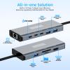 [2025 New] Surface Docking Station- 2 Year Warranty - 10 in 1 Surface Dock with HDMI Ethernet SD/TF 5*USB PD, Docking Station for Surface Pro 11/10/9/8/X/7/6/5, Surface Laptop,Surface Book view 2