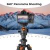 Compatible for DSLR Camera, Portable Travel Tripod with 360 Ball Head & Quick Release, Flexible Vlog Stand view 2