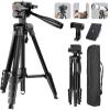 Compatible for DSLR Camera, 74" Lightweight Video Tripod Stand with Quick Release Plate view 1