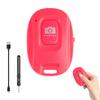 PXYCXJH New Bluetooth Camera Remote Shutter for iPhone and Android Smartphones,Rechargeable Wireless Phone Remote Control with Selfie Button, Charging Cable Included (Pink) view 1