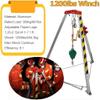 Aluminum Fire Rescue Tripod - Heavy-Duty Safety Support Stand for Confined Space, Firefighting & Sewer Rescue Equipment, Portable Lifting Solution view 2