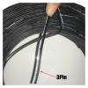 HUIZHUGS Wire and Cable 28AWG 2p 3P 4P 5P 6P Silicone Wire Ultra Flexiable Test Line 16 * 0.08mm 1m Tinned Copper Cable -60C~200C Black Wire Wire and Cable(28AWG 2Pin) view 4