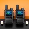 Global Rapid Walkie Talkies Unlimited Range 4G LTE PoC Radios Nationwide PTT Two-Way Radios 5000+ Miles,Long Distance Radios for Truck Fleet,Construction site, 2Units with SIM Card view 1