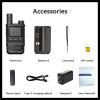 Global Rapid Walkie Talkies Unlimited Range 4G LTE PoC Radios Nationwide PTT Two-Way Radios 5000+ Miles,Long Distance Radios for Truck Fleet,Construction site, 2Units with SIM Card view 4