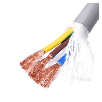 1pc Gray 3-core Flexibility Drag Chain Cable 0.2 .3 .5 .75mm Signal Tank Line Electrical Wires(3X0.5mm)