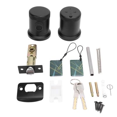Fuchooky AI Smart Fingerprint Door Lock Phone APP Control 5 Unlock Methods Keyless Entry Biometric Knob for Home Front Door