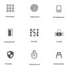 Fuchooky AI Smart Fingerprint Door Lock Phone APP Control 5 Unlock Methods Keyless Entry Biometric Knob for Home Front Door view 4