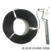 HUIZHUGS Wire and Cable UL3239 Silicone Wire Conductor Tinned Copper Cable Rubber Soft Line OD 1.76mm 305m/lot Resistance High Temperature Electric Wire Wire and Cable(Grey) view 3