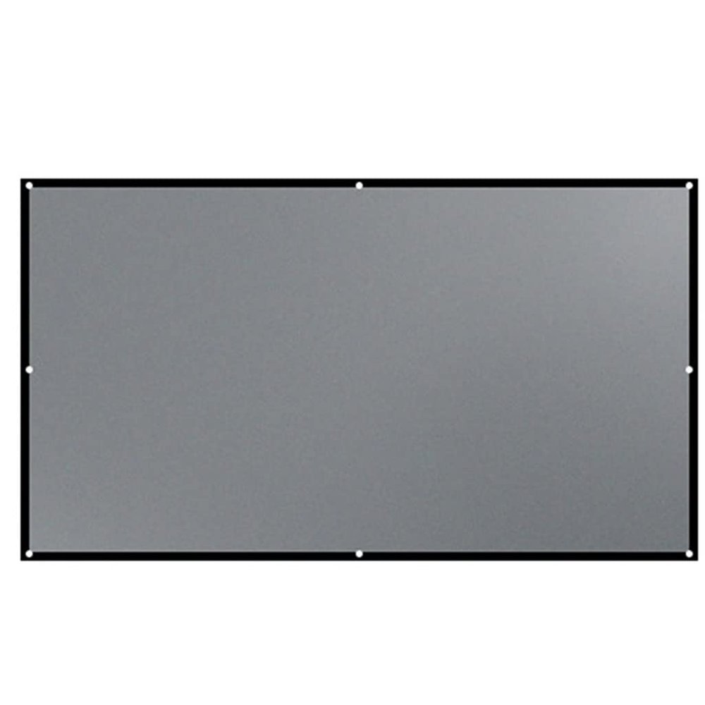 Folding Projector Curtain Polyester Soft Simple Movie Home Outdoor Anti-Light(120 inch)