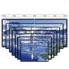 Folding Projector Curtain Polyester Soft Simple Movie Home Outdoor Anti-Light(120 inch) view 3