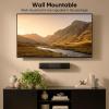 Saiyin Sound Bar for Smart TV, 11.7-inch Soundbar with Bluetooth 5.3/Optical/Auxiliary Inputs, Small Size & Big Power, 48W Peak Power Compact Sound Bar for TV, PC, Gaming, and Projectors view 4
