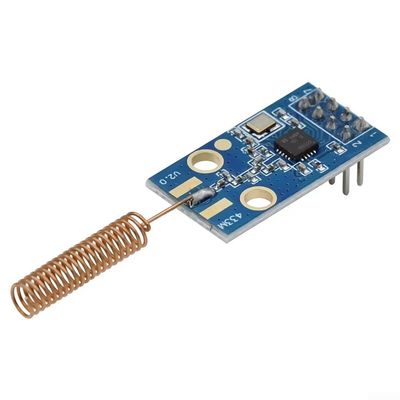CC1101 Wireless Transceiver Module with Multiple Antenna Options, Interface up to 10 Mbps, 132Byte Packet Support,(copper antenna)