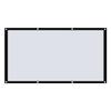 150 Inch 16:9 Portable Projector Screen Foldable Projection White for Wall Mounted Home Theater Bar Travel(100 inch) view 1