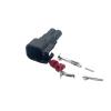2/5 Set 2 Pin Compatible With Car Cable Female Male Waterproof Electrical Connector 7283-5967-30(Colorless -2ets) view 1