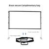 16:9 Projector Simple Portable Folding 84 100 120 Inch Outdoor Home KTV Office 3D Projection Screen(60 inch) view 2
