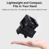 Yunseity Triple Cold Shoe Extender, Camera Mount with 3 Cold Shoe Mounts, 1/4 Thread, Aluminum Alloy Construction, 4 Screw Holes, 78g, for LED Lights, Microphones, Filmmaking view 3